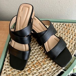 Back Low Wedge Sandals…NWOT